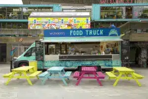 Food Truck with Tables